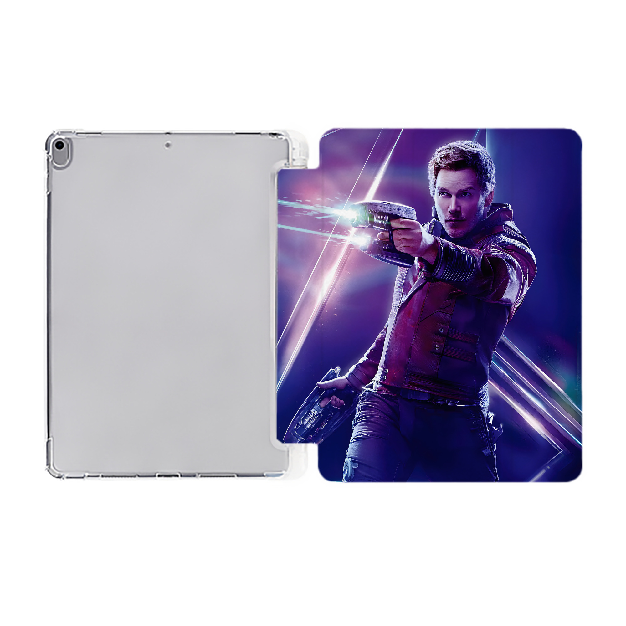 （画像用） アベンジャーズ The Avengers IPad ケース ペン収納付き 三つ折りスタンド PUレザー×シリコン 対応機種9.5/10.5/10.9インチ